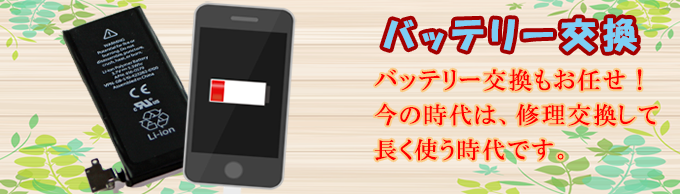 バッテリー交換